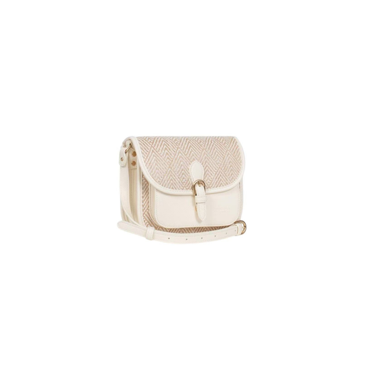 Sac porté travers femme Hexagona Capri blanc