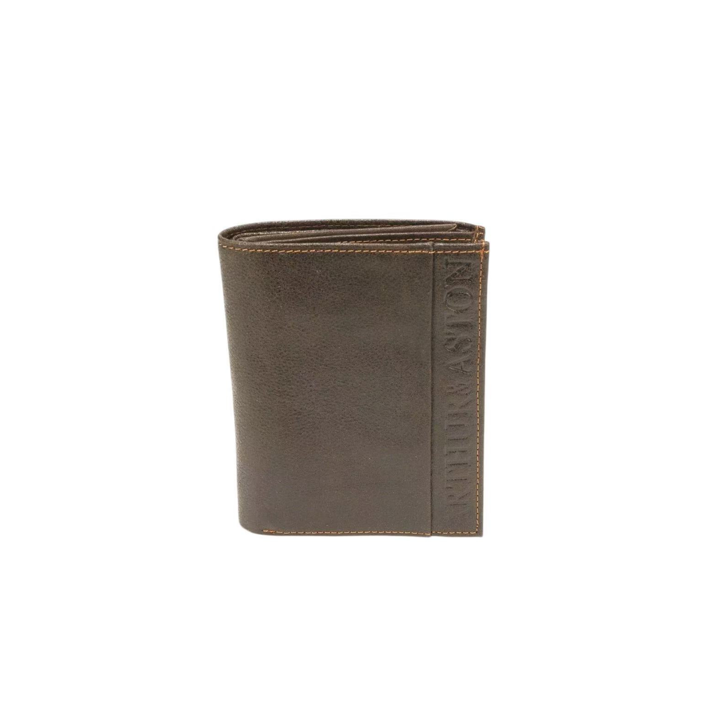 Portefeuille homme cuir de vachette Diego – Grand format – RFID – Carte grise – Châtaigne