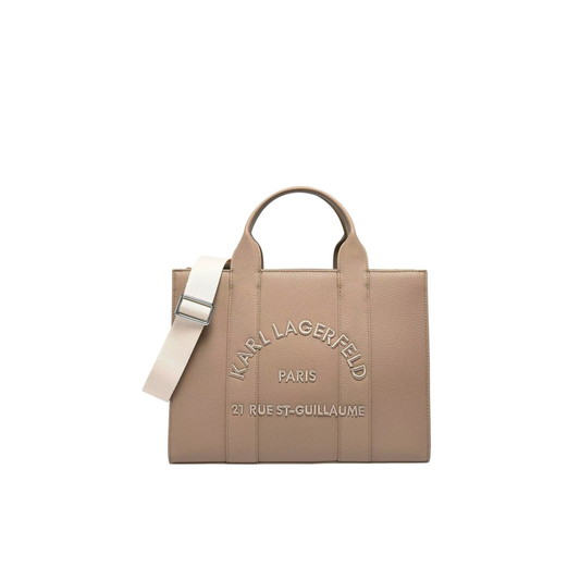 Sac cabas Karl Lagerfeld  nougat – Tote bag femme avec bandoulière réglable
