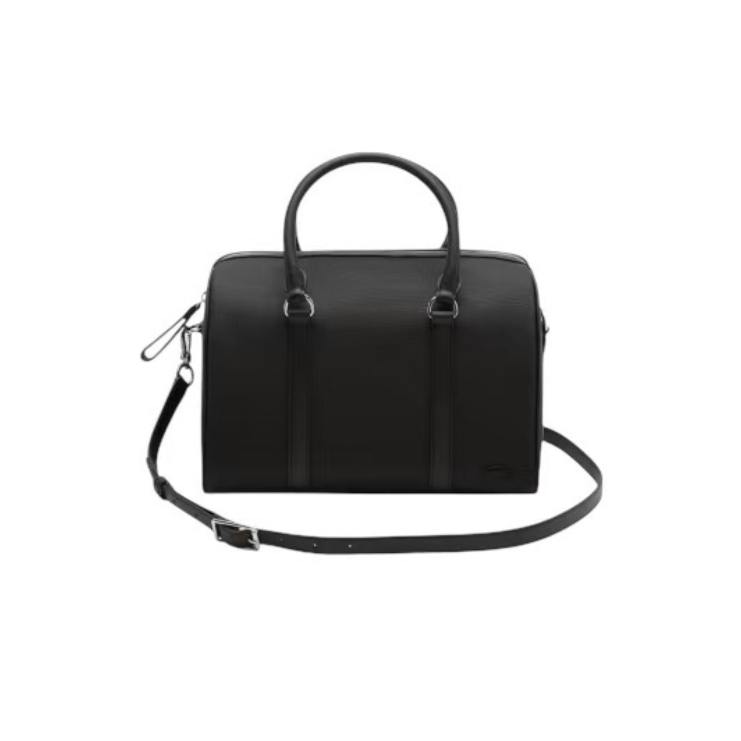 Sac Boston Lacoste noir avec bandoulière