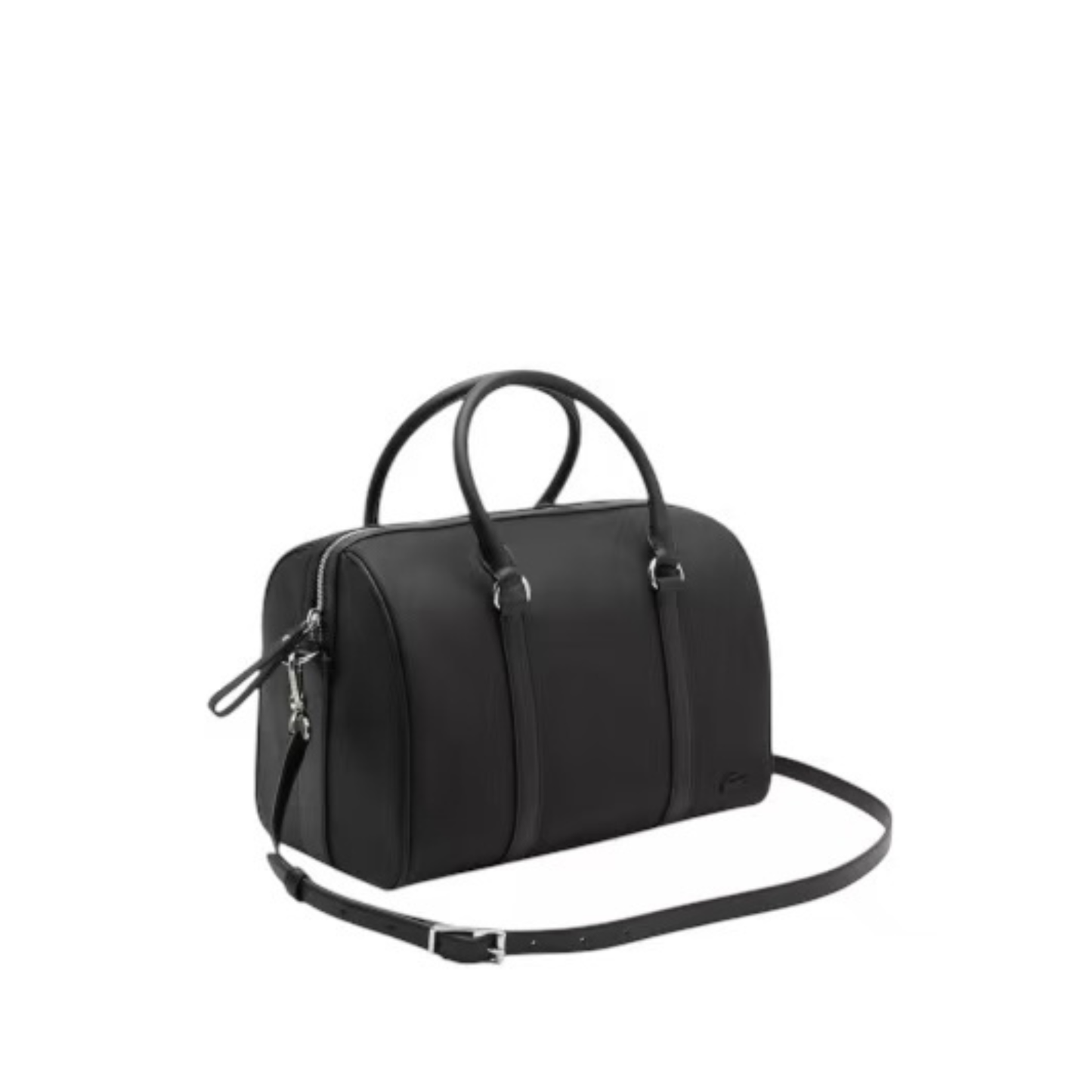 Sac Boston Lacoste noir avec bandoulière