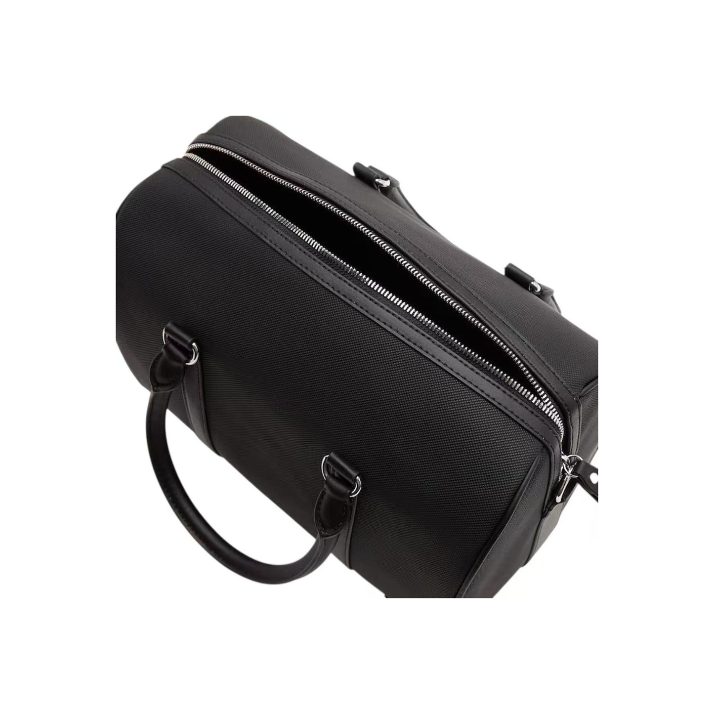 Sac Boston Lacoste noir avec bandoulière