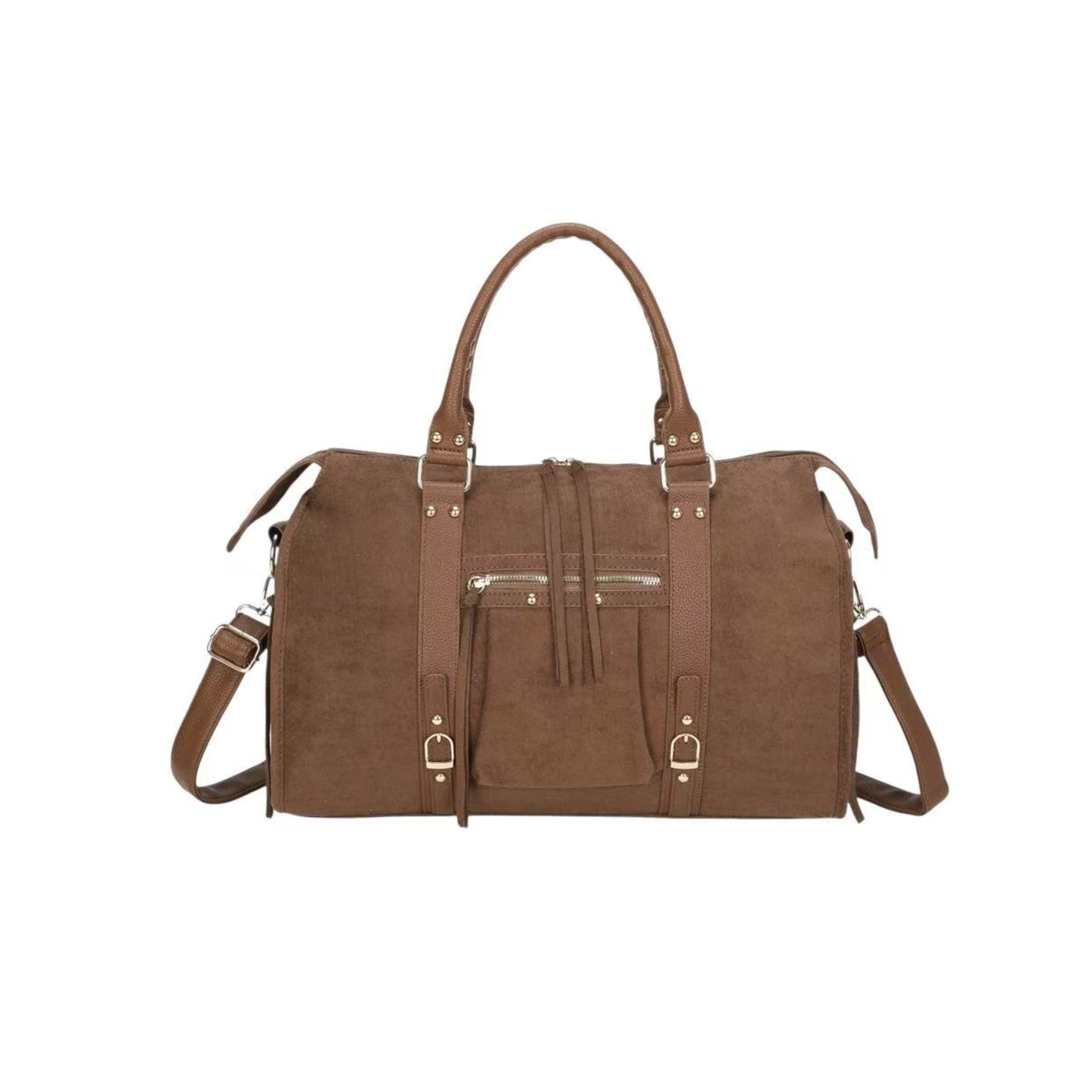 Sac à main marron femme grand format – Bandoulière & anses