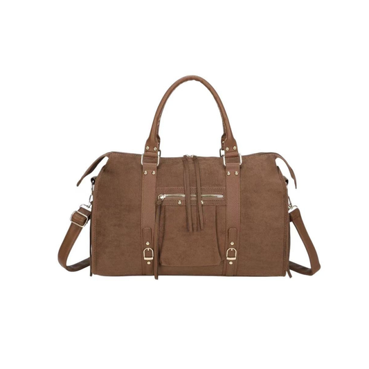 Sac à main marron femme grand format – Bandoulière & anses