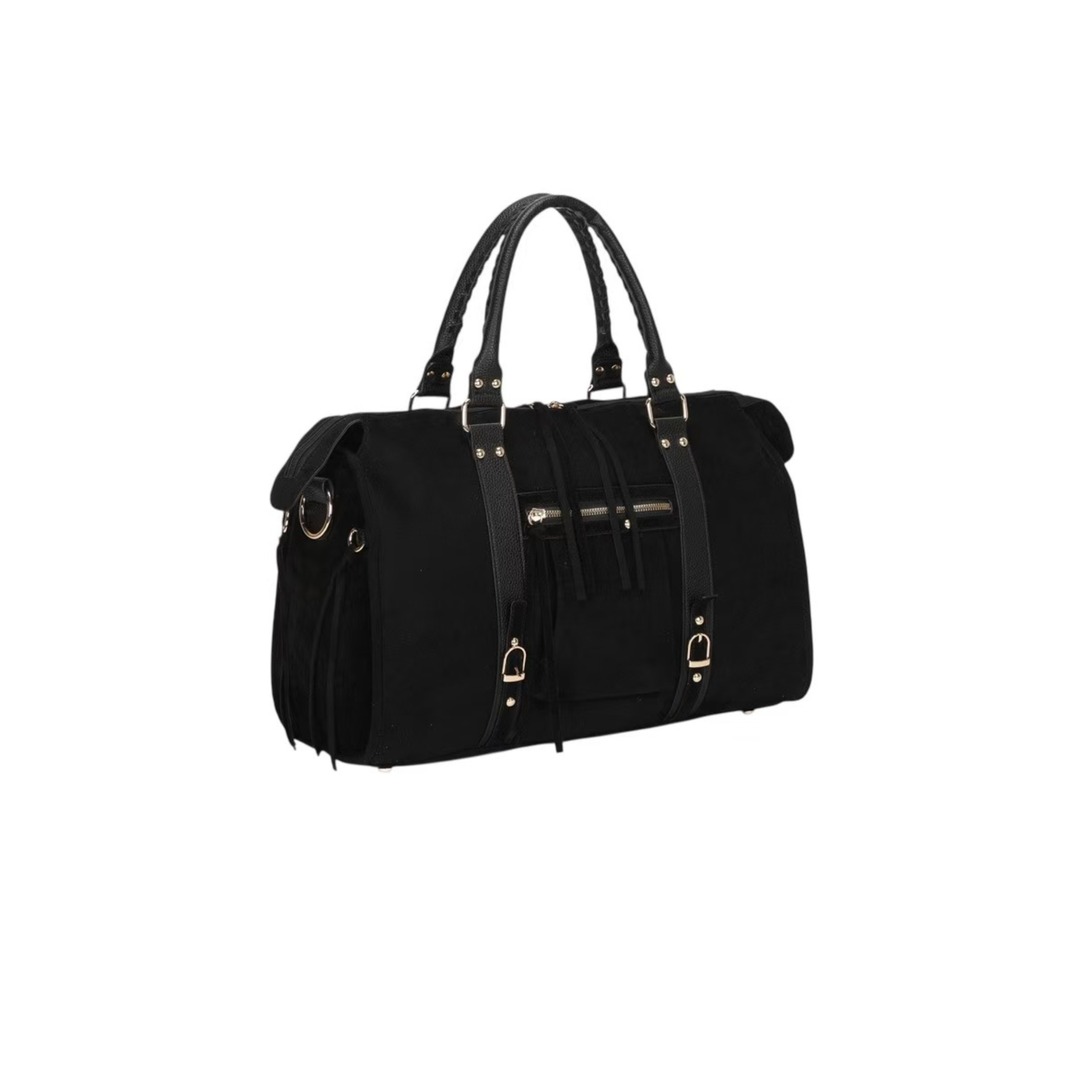 Sac à main noir femme grand format – Bandoulière & anses