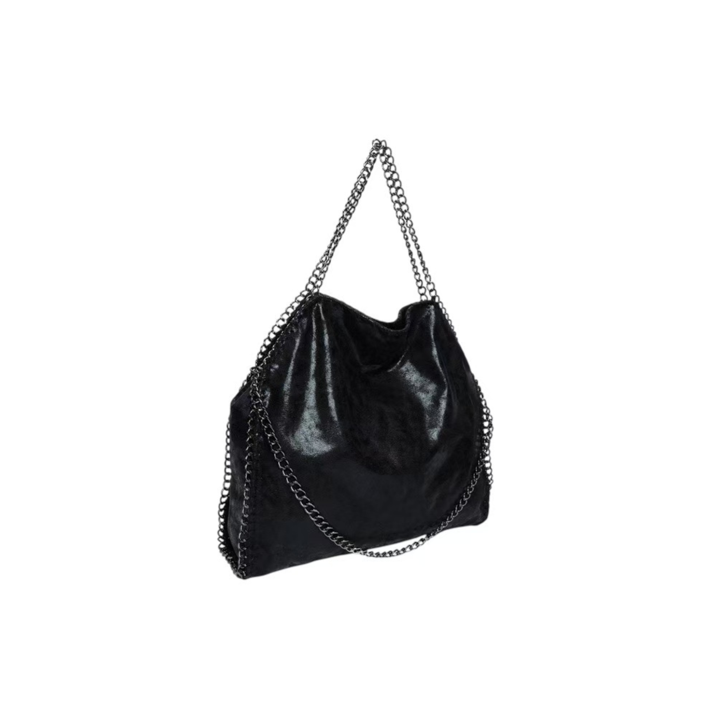 Sac à main noir avec chaîne – Élégant & intemporel